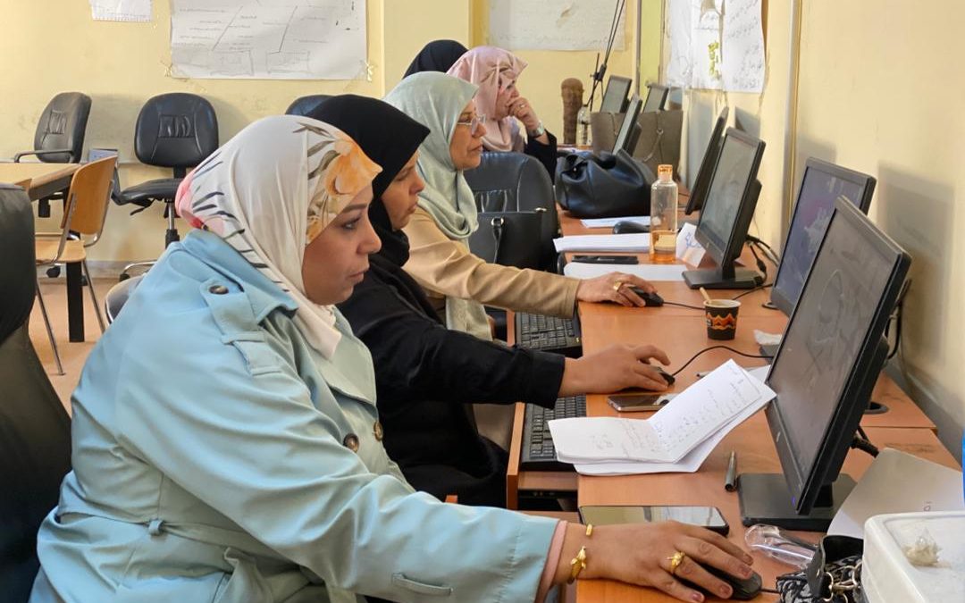 اختتام دورة تدريبية في مهارات الحاسوب ضمن برامج مكتب التدريب